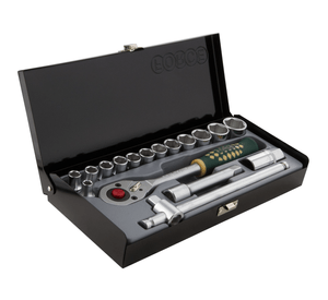 Juego de dados 1/2'' 17 piezas Force