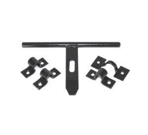 Cerrojo portón 8 negro Idaf