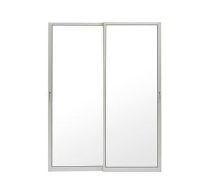 Ventana Aluminio 150X205 cm Corredera Curva Mate