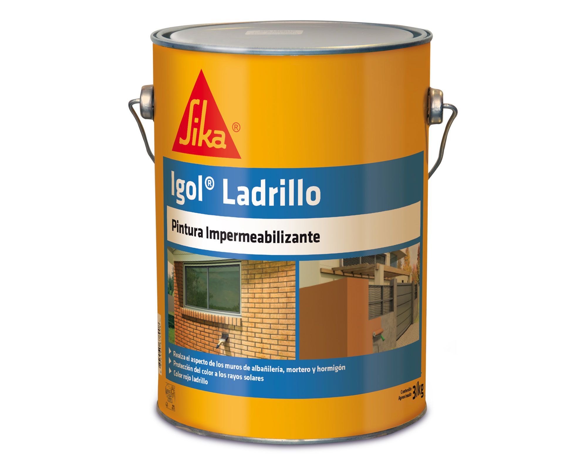 Impermeabilizante 1 galón Igol ladrillo rojo Sika