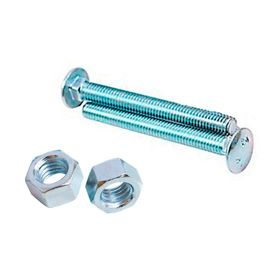 Perno Coche 5/16 x 3 1/2'' zincado con tuerca 4 unidades Imporper