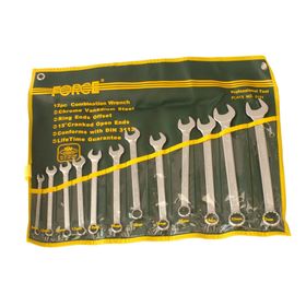 Juego de llaves punta- corona 8 a 23 mm 12 piezas Force