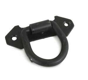 Tirador 8,5 x 6 cm con placa chico negro Idaf