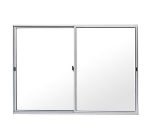 Ventana Aluminio 151x114 cm Corredera Curva Mate