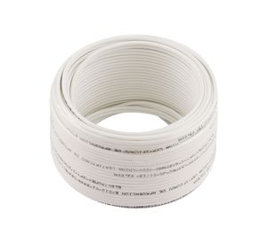 Rollo cable spt 2x20 awg blanco 25 mt. Electromex