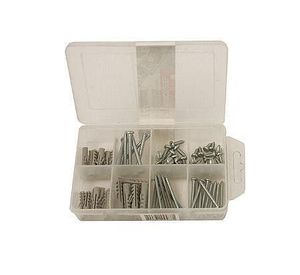 Caja plástica con 8 divisiones. roscalatas con tarugos Mamut