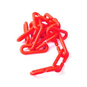 Cadena plástica rojo 1 mt Esco plastica