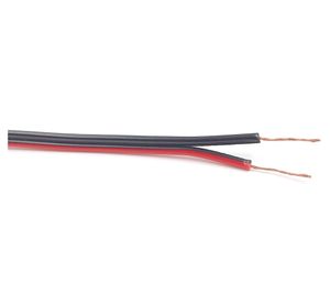 Cable SPT 2x18 AWG 1 m negro/rojo Electromex