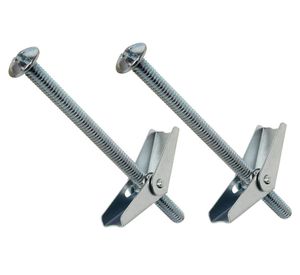 Anclaje mariposa 1/8x4 gris 2 unidades Imporper