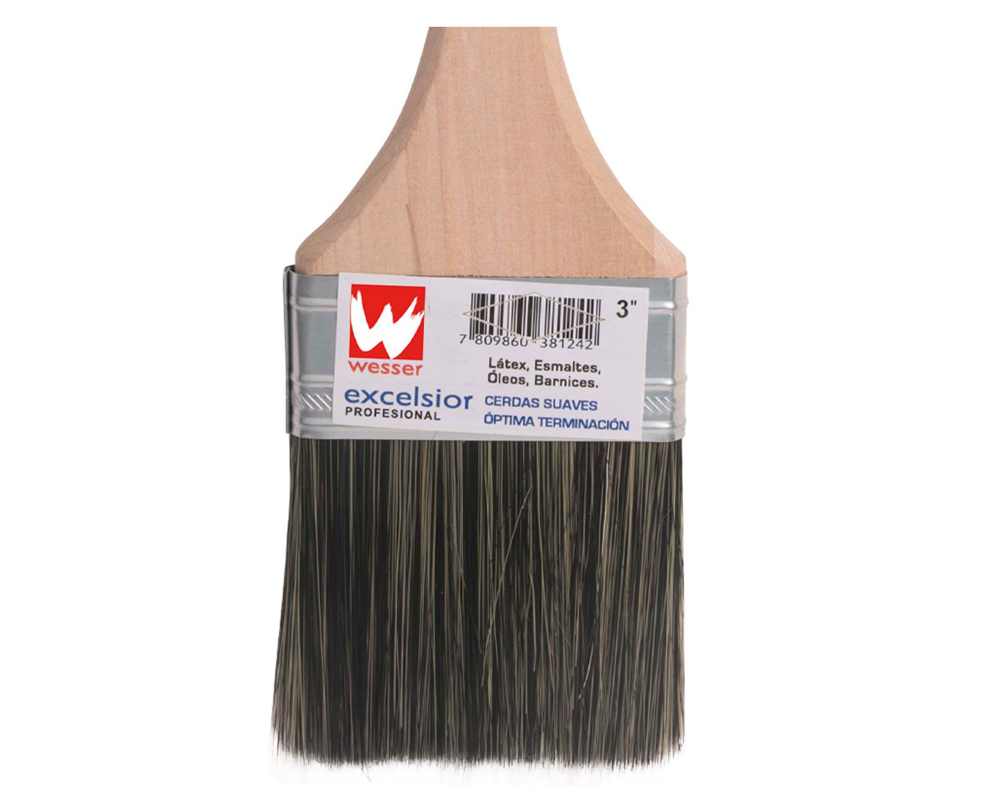 Brocha Excelsior 3'' Wesser
