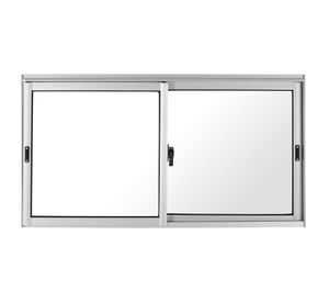 Ventana Aluminio 91x50 cm Corredera Curva Mate