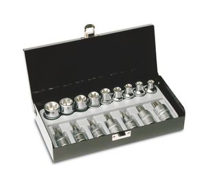 Juego de dados 7 piezas torx Force