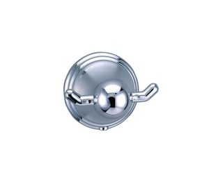 Percha doble Murano cromo