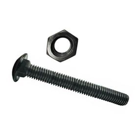 Perno Coche 5/16 x 6'' pavonado con tuerca 4 unidades Imporper