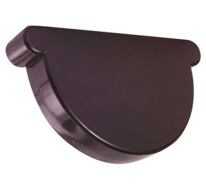 Tapa canaleta PVC marrón Vinilit