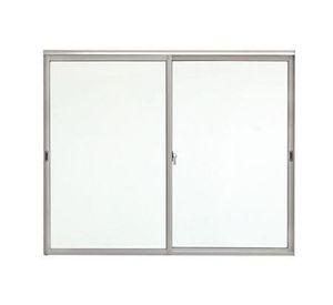 Ventana Aluminio 136x122 cm Corredera Curva Mate