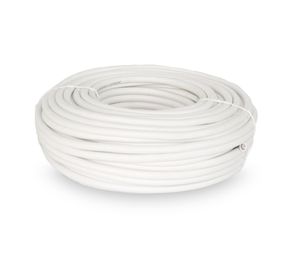 Rollo rg 59 s 32 75 ohms blanco 25 mts Electromex