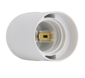 Portalámpara e 27 150 volts resina marfil Rema