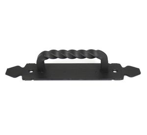 Manilla con placa 10'' negra Idaf