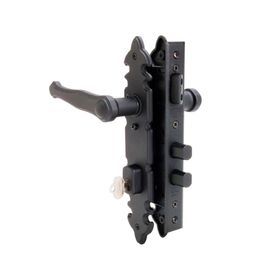 Cerradura embutida manilla acceso negro colonial 1080-935 Scanavini