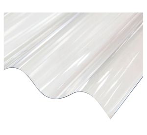 Premium 0.7x812x2500 mm policarbonato transparente ondulado