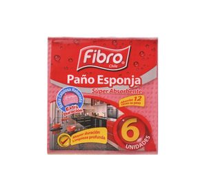 Paño esponja 6 x 4 Fibro