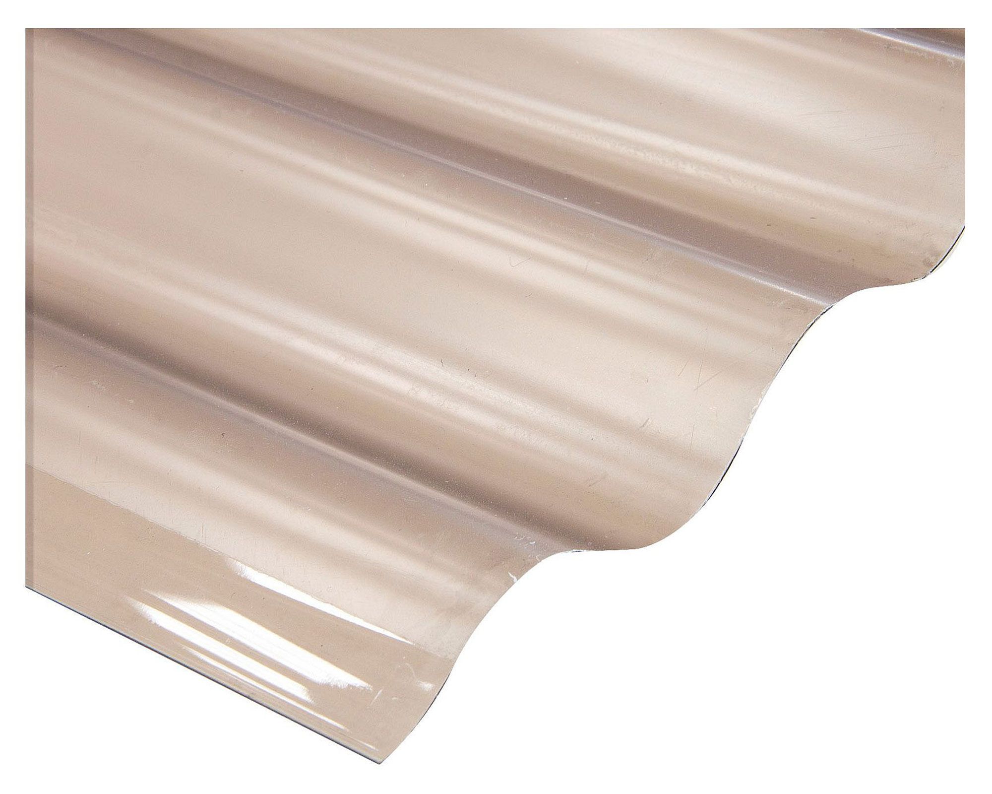 Plancha Policarbonato Bronce Ondulado 0,7x812x2000mm Multimarca