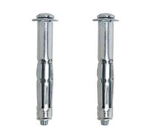 Anclaje pared 1/8’’ 2unid hueca gris. Vhe