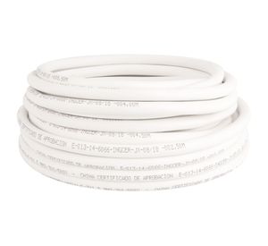 Rollo cordón H05VV-F 3x1.5 mm blanco 10 m