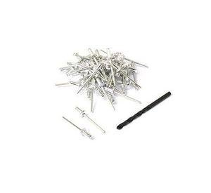 Remache tipo Pop 4 x 8 mm + Broca 1000 unidades Imporper