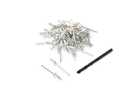 Remache tipo Pop 4 x 8 mm + Broca 1000 unidades Imporper