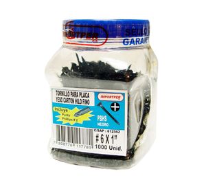 Tornillo vol h.fino 6x1 bal1000u+pta phip#2 Imporper