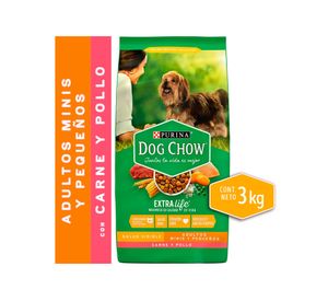 Alimento perro 3 kg razas pequeñas Dog Chow