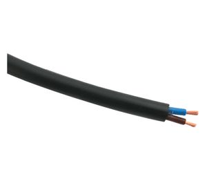 Rollo cordon h05vv-f 2x0.75 negro10mts Electromex