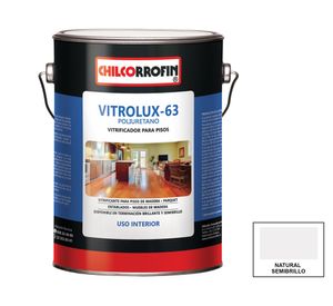 Barniz 1 galón Vitrolux-63 natural semi brillante Chilcorrofin