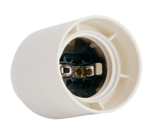 Potalámparas con tapa rosca blanco Bticino