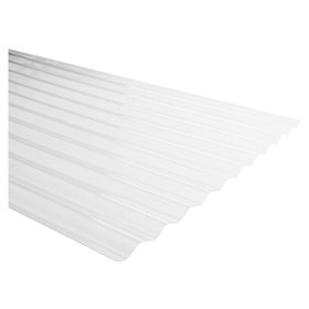 Ondulado 0,5x810x3000 mm policarbonato transparente Femoglas