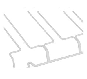 Colgador copas 34 x 28 x 3 cm acero plastificado Cotidiana