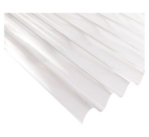 Ondulado 0,5x812x2500 mm policarbonato transparente Dvp