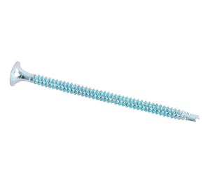 Tornillo volcanita 6 mm x 20 mm x 2 1/2'' punta broca zinc 100 unidades Imporper