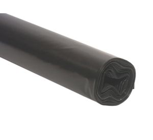 Rollo polietileno 10x1 m (20 m2) negro estandard