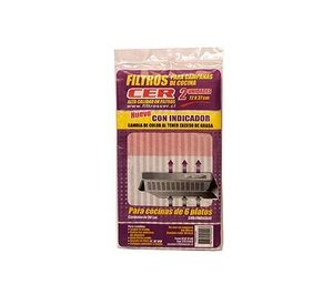 Filtros 72 x 37 cm campanas cocina 6 platos x2 unidades Cer