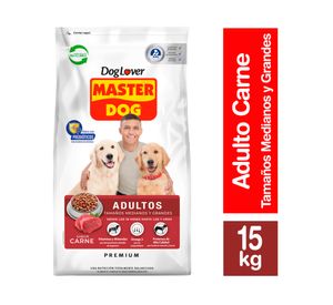 Alimento perro 15 kg carne Master Dog