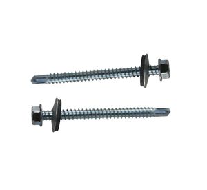 Tornillo autoperforante hexagonal g/neop 12x2 1/2 100 un Mamut.