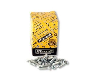 Roscalata ranura combinada #8x2 1/2'' zincado 100 unidades Mamut