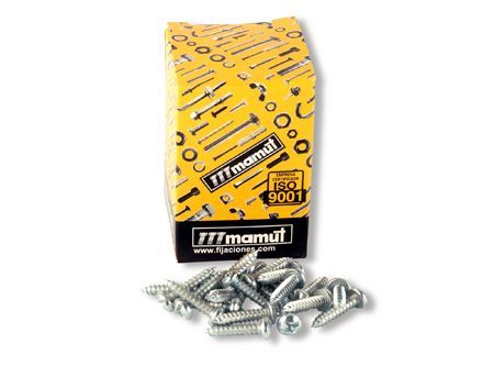 Roscalata Ranura Combinada #8x2 1/2'' Zincado 100 Unidades Mamut