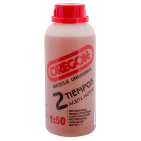 Aceite mezcla 1:50 2 tiempos 0,5 litros Oregon