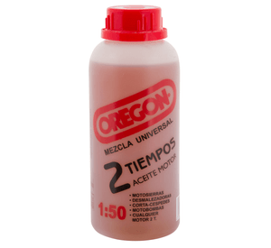 Aceite mezcla 1:50 2 tiempos 0,5 litros Oregon