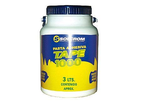 Pasta adhesiva 3 litros tape 1000 Solcrom | Easy.cl