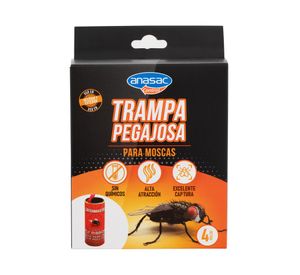 Trampa pegajosa mosca insectos voladores 4 unidades Eco opción